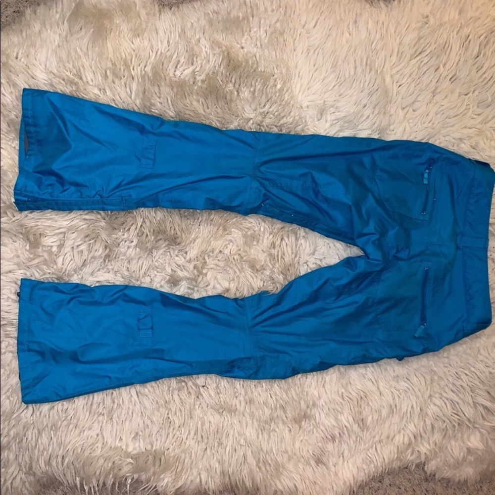 Blue burton women’s snowboard ski pants small